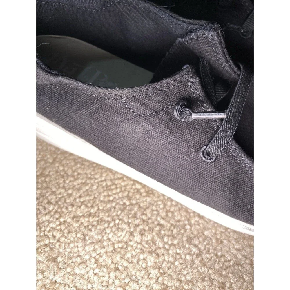 Mad Love Women’s Size 8 Keava Black Canvas Slip On Loafers Comfort Shoes